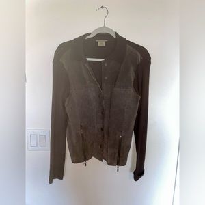 Escapade brown suede jacket, size M